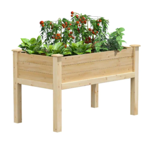 48 In. L X 24 In. W X 31 In. H Original Cedar Elevated Garden Bed