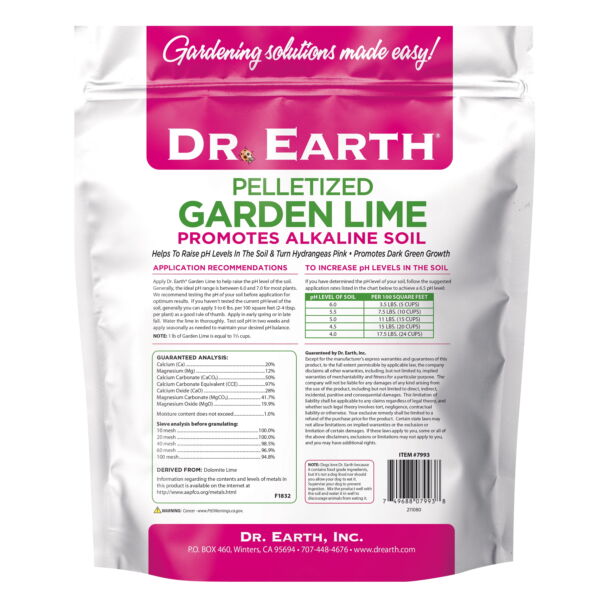 Pelletized Garden Lime Mineral Supplement Fertilizers, 6 Lb. - Image 2