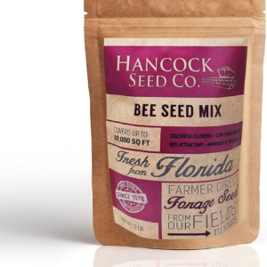 Hancock Bee Seed Mix, Non GMO Mix Produces Colorful Pollen & Nectar Producing Flowers, 5 LB Bag