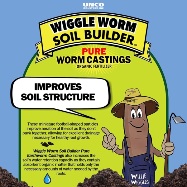 100% Pure Organic Worm Castings - Organic Fertilizer for Houseplants, Vegetables, and More, 4.5-Pounds - Image 6