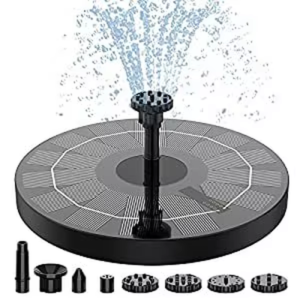 Solar Floating Water Fountain Bird Bath Fountain Pump Pond Decoration Solar Powered Fountain Water Pump for Garden and Patio