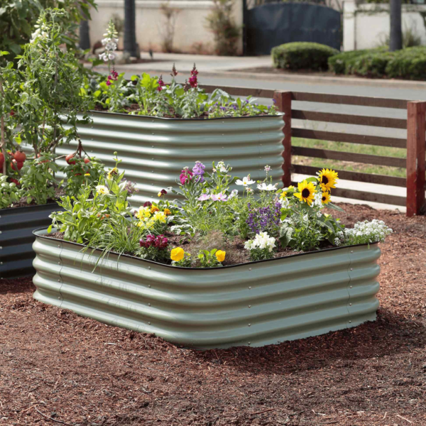 15" Short Birdies Medium Modular Raised Garden Bed - Image 4