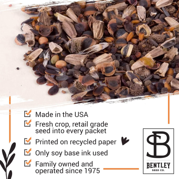 Oh Baby Flower Seeds Packets - Girl/Boy Baby Shower Favors - Pre-Filled, 25 Wildflower Seed Packs for Favor - Eco-Friendly Gift & Babys Guest Giveaways - Non-Gmo Seeds - Brown Envelop - Image 5