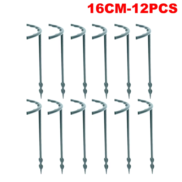 Plastic Plant Support Pile Frame Greenhouse Arrangement Semicircle Fixed Rod Indoor Flower Plant Vine Climbing Bracket - Image 9