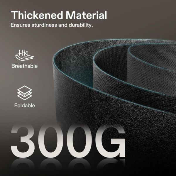 5-Pack 5 Gallon Grow Bags Heavy Duty 300G Thickened Nonwoven Plant Fabric Pots with Handles - Image 3