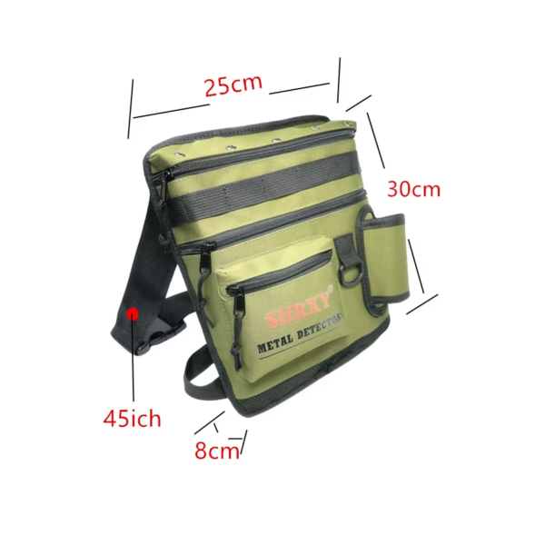 Metal Detector Finds Bag All Terrain Garden Detecting Pouch Accessories Digger Tools Bag - Image 5
