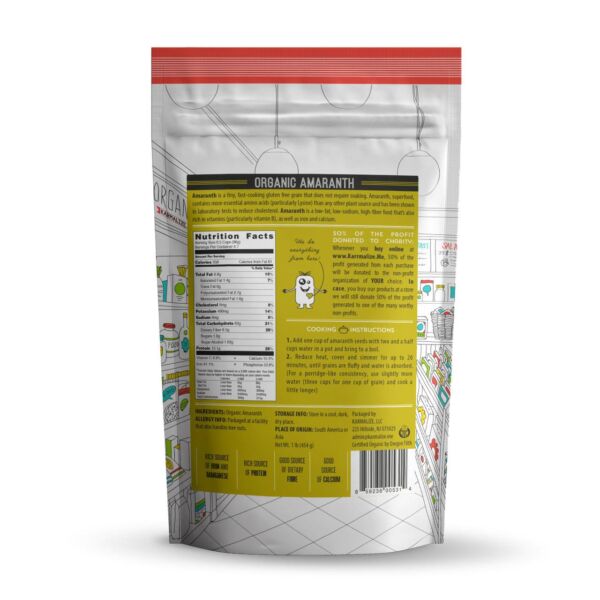 100% Organic Amaranth - Image 2