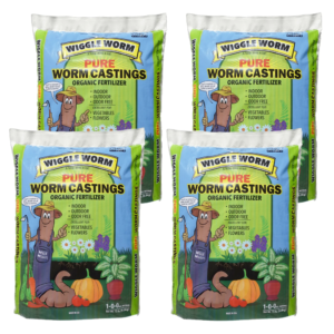 Soil Builder Earthworm Castings Organic Fertilizer, 15 Lb. (4 Pack)