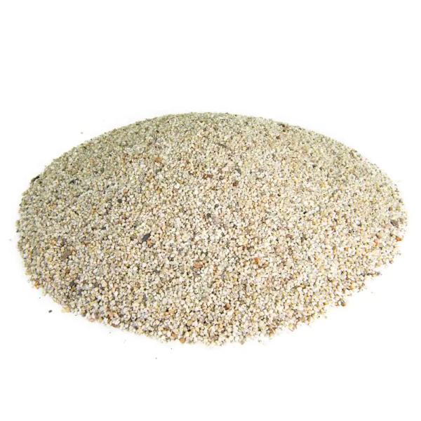 0.25 Cu. Ft. 1/8 In. White Criva Mexican Beach Pebble Smooth round Rock for Gardens, Landscapes and Ponds
