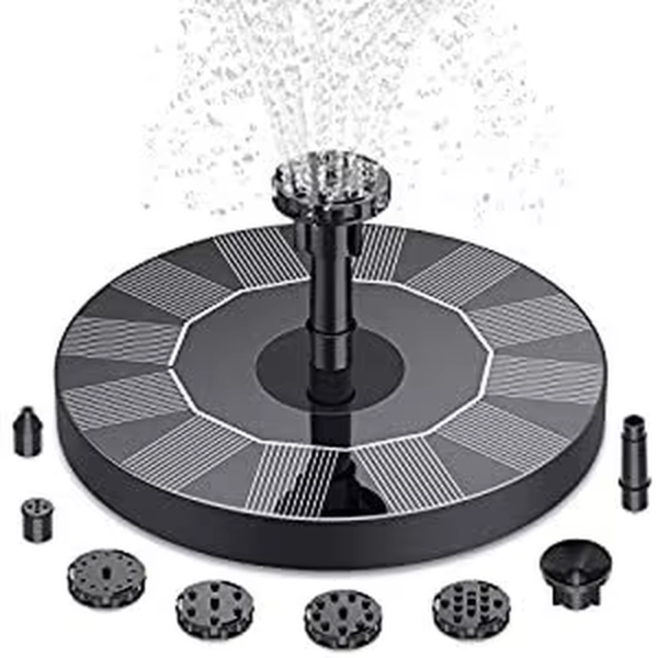 Solar Floating Water Fountain Bird Bath Fountain Pump Pond Decoration Solar Powered Fountain Water Pump for Garden and Patio - Image 9