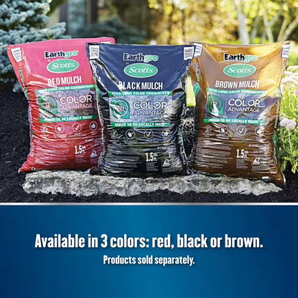 1.5 Cu. Ft. Red Wood Shredded Bagged Mulch - Image 2