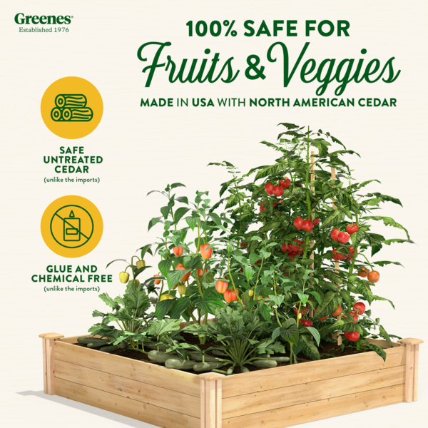 Cedar Raised Garden Bed, Multiple Sizes - Image 3