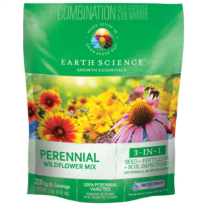 2 Lbs. Perennial All-In-One Wild Flower Mix with Seed, Plant Food and Soil Conditioners