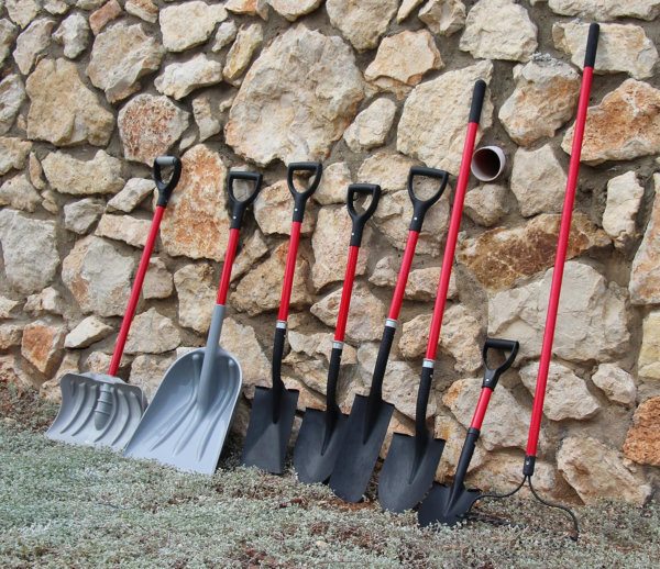 Shovel with round Point Blade and Comfortable D Grip 20 Inch Fiberglass Handle, Mini Trunk Digging Spade. J211A. (D Handle, Short Shovel) - Image 6
