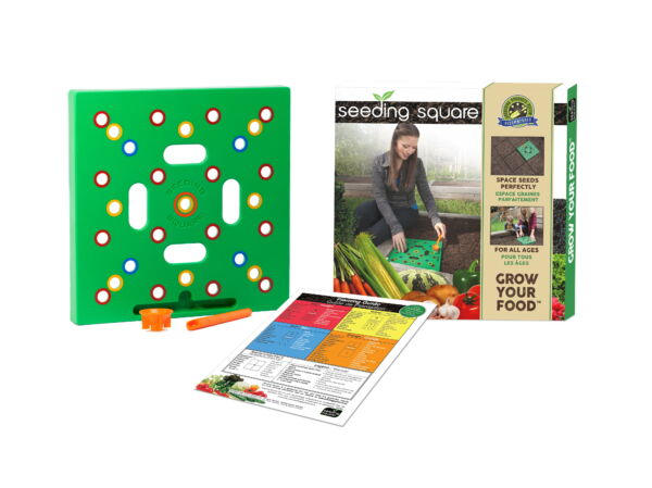 : a Seed-Sowing Template – Grow Perfectly Spaced Vegetables, Reduce Weeds, Conserve Water & Maximize Yield – Square-Foot-Gardening Seed and Seedling Spacer Tool - Image 4