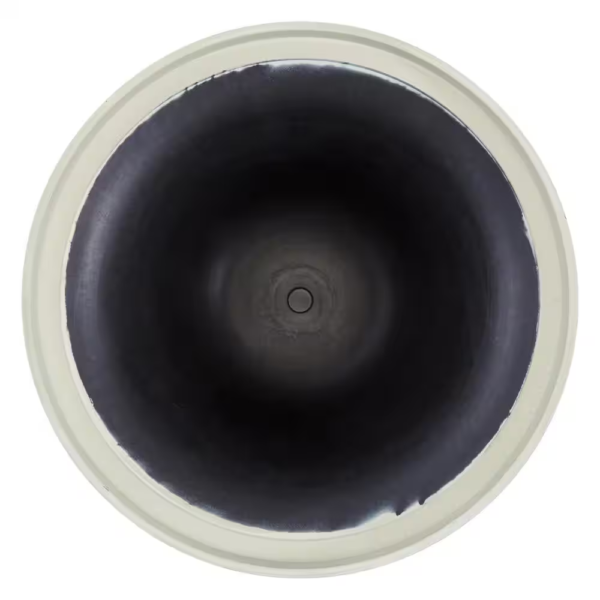 17.8 In. Elise Large White Textured Resin Urn Planter (17.8 In. D X 15 In. H) with Drainage Hole - Image 3
