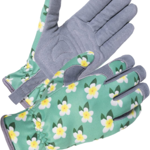 Women'S Gardening Gloves - Genuine Deerskin Suede, Ultra-Soft Padded, Thorn & Puncture Resistant, Comfort Fit