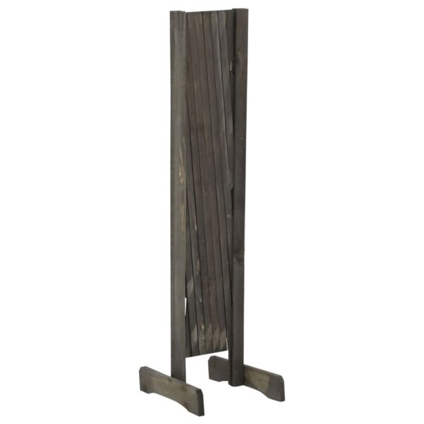 vidaXL Trellis Fence Garden Trellis Lattice Fence for Outdoor Solid Firwood - Image 2