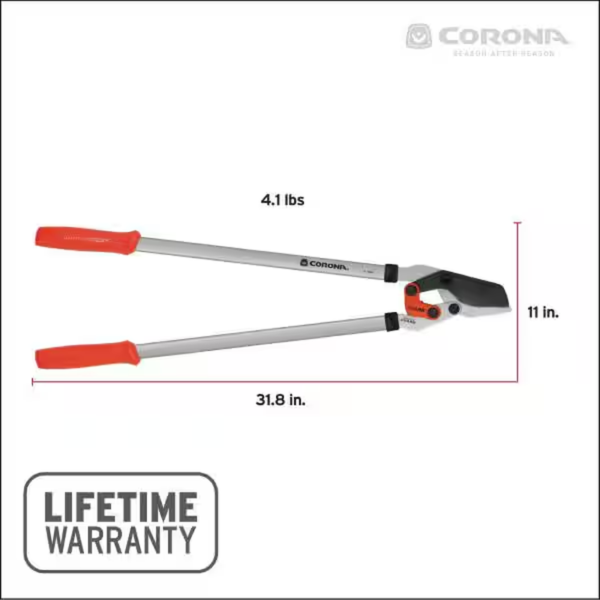 Duallink 4 In. Coated Non-Stick Blade with Anti-Blister Comfortgel Grips Bypass Lopper - Image 8