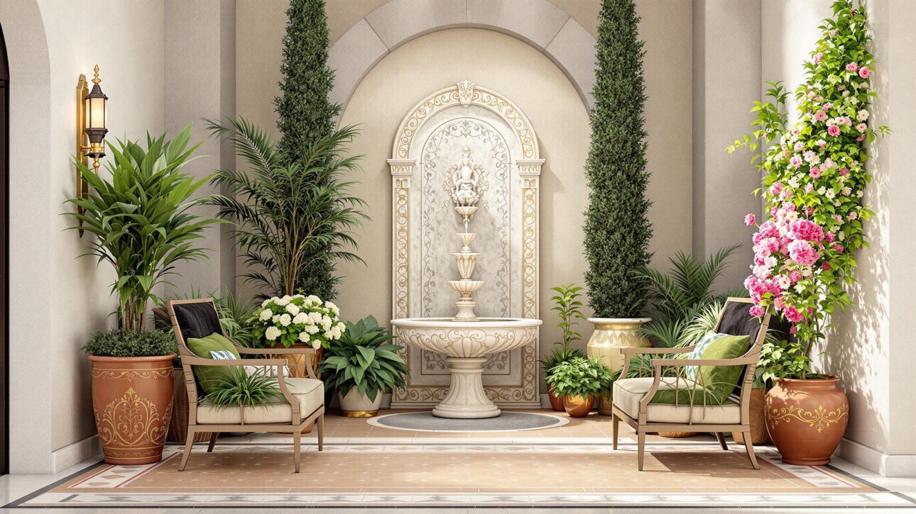Open Glamorous Roman Oasis