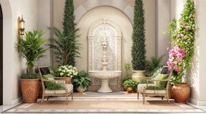 Open Glamorous Roman Oasis