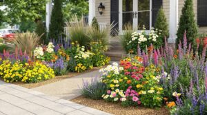 Welcoming Curb Appeal Garden