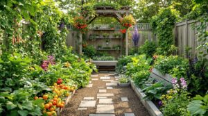 Bountiful Summer Vegetable Garden