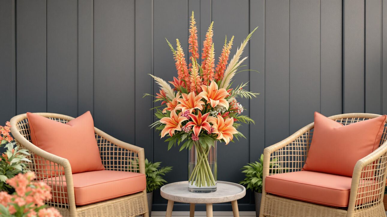 Coral Radiance in the Embrace of Light