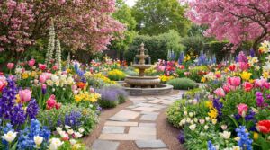 Backyard Keukenhof-Inspired Tulip Garden
