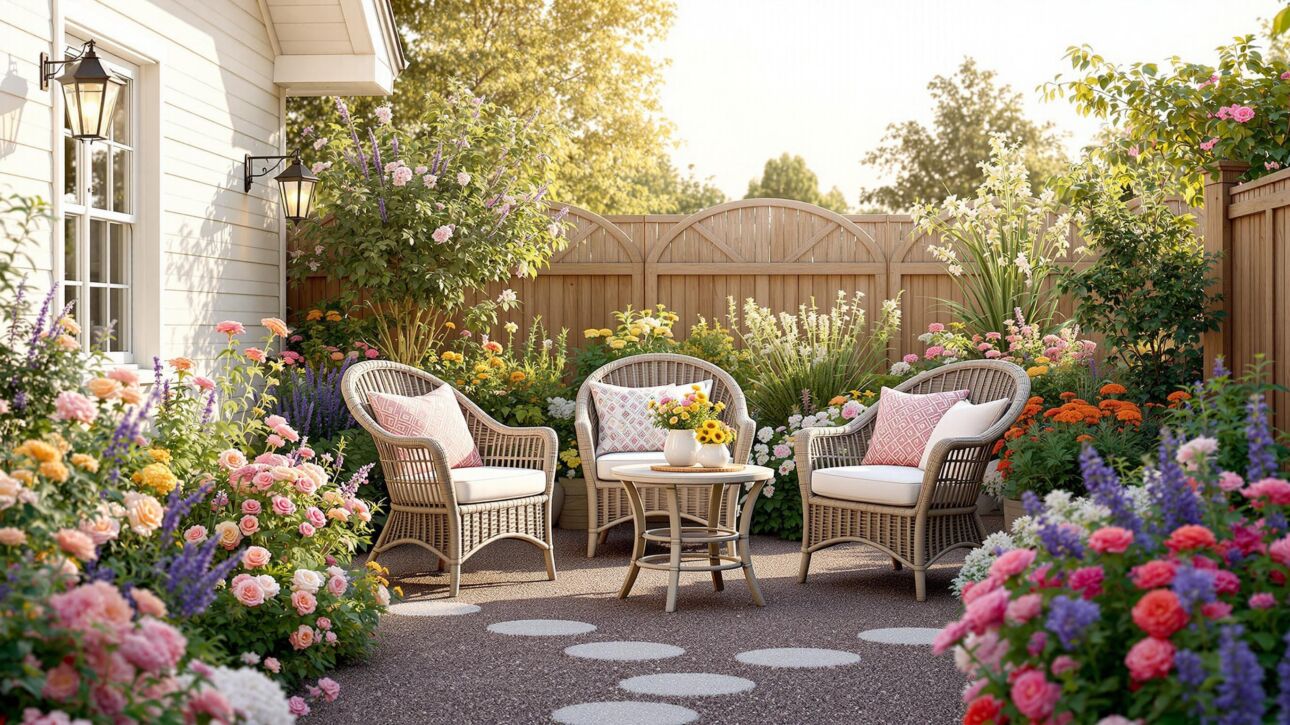 Cozy Wicker Rose Haven