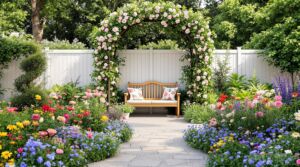 Cozy Impressionist Arbor Garden