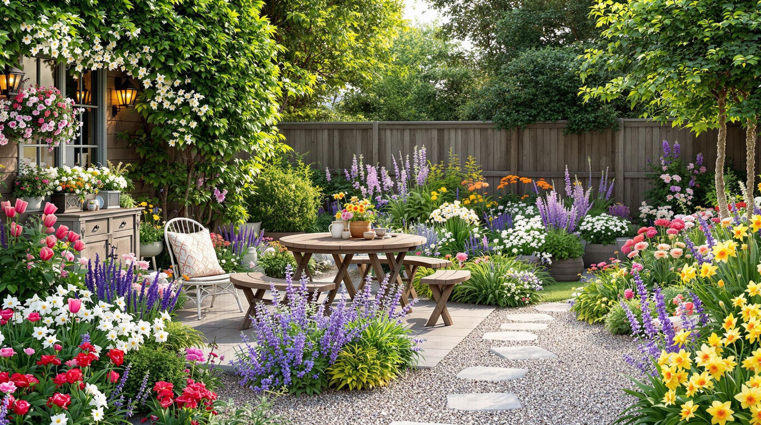 Intimate Family Cottage Garden
