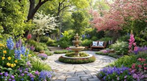 Blossoming Woodland Paradise