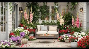 Enchanted Crimson & Cream Alcove