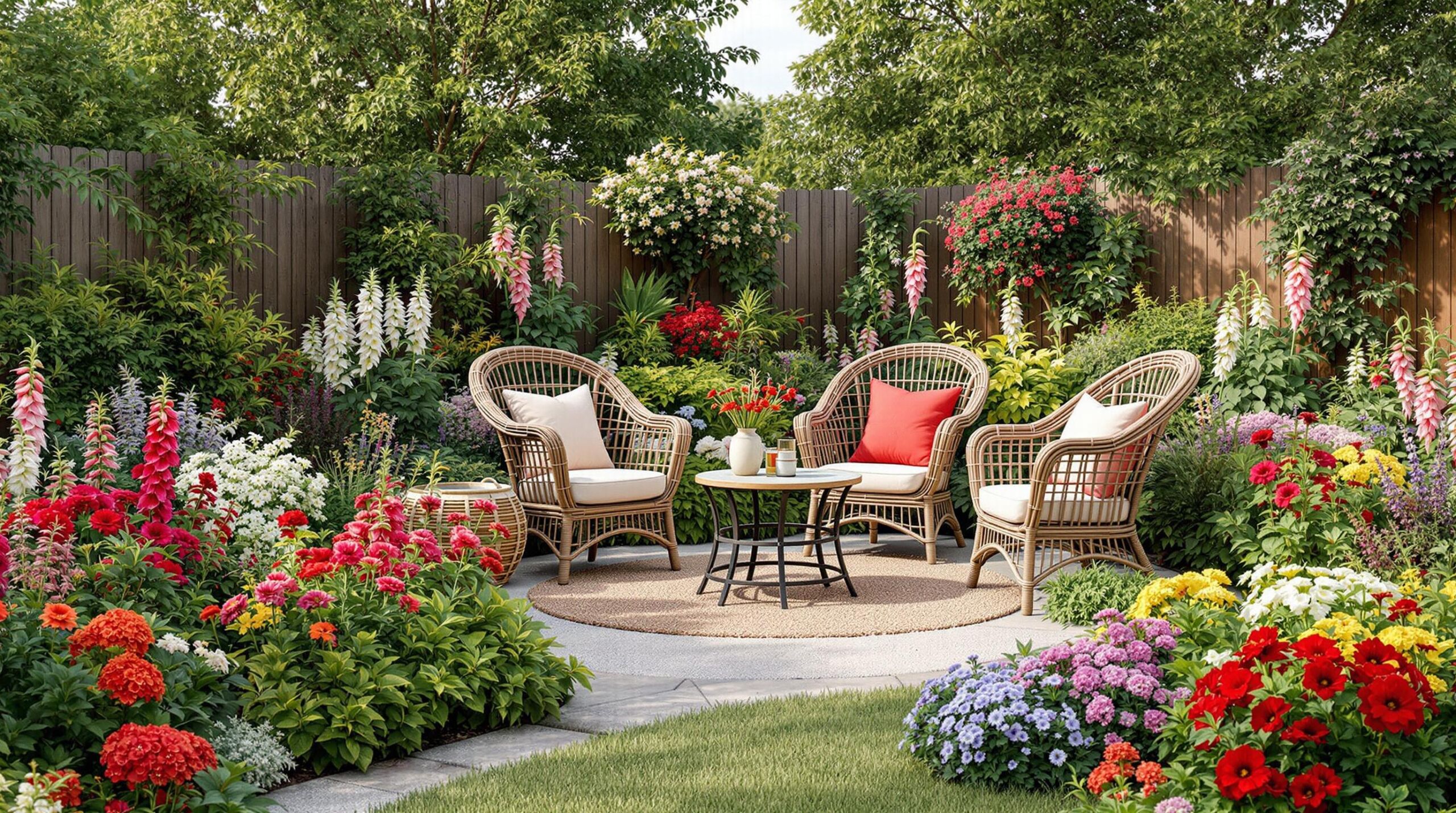 Enchanted Crimson & Cream Retreat