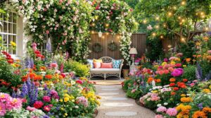 Whimsical Summer Floral Retreat