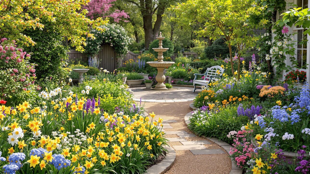 Enchanted Spring Cottage Retreat in an English Backyard