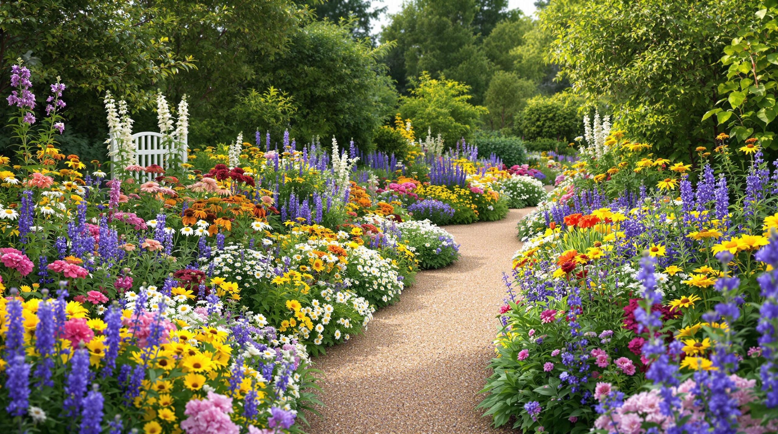 Timeless Perennial Blooms Garden